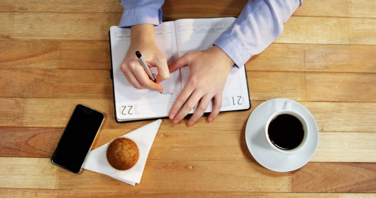woman using a Clarity Capture to reduce to-do list overwhelm